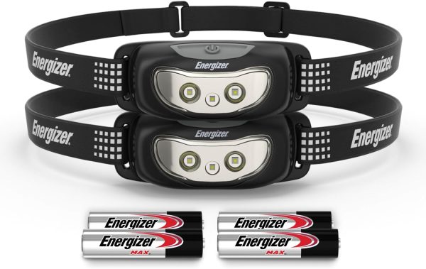 Energizer Universal Plus LED Headlamp, Lightweight Bright Headlamp for Outdoors, Camping and Emergency Light for Adults and Kids, Pack of 2 - Image 5