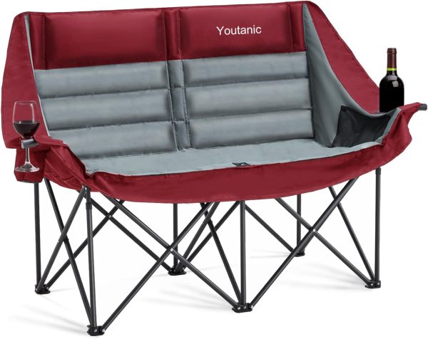 Oversized Camping Chair, Red