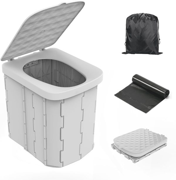 Hapoon Portable Camping Toilet for Adults - Image 5