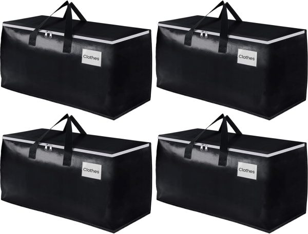 Veno Extra Large Storage Bags, Moving Supplies 93L-4 Pack