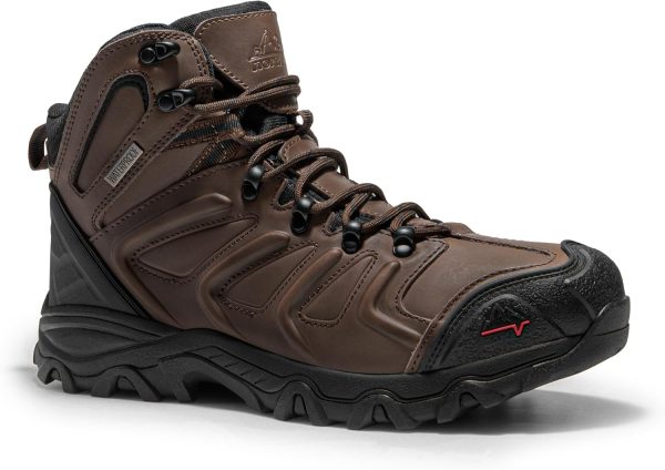 NORTIV 8 Men's Ankle High Waterproof Hiking Boots - Image 3