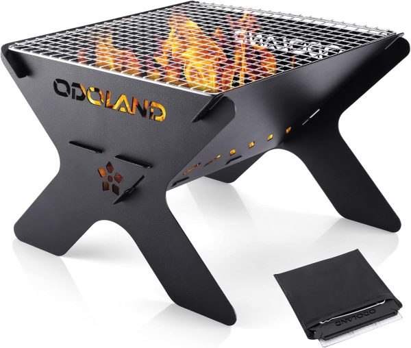 Odoland Camping Campfire Grill