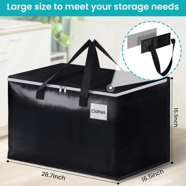 Veno Extra Large Storage Bags, Moving Supplies 93L-4 Pack - Image 2