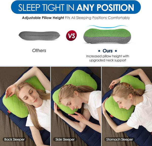 Hikenture Camping Pillow with Removable Cover - Image 4