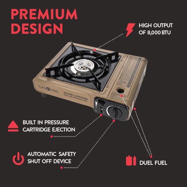 Gas One Dual Fuel Stove Portable Camping Stove - Image 5