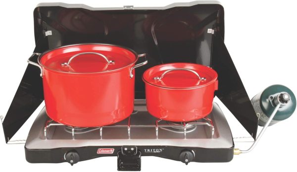 Coleman Triton 2-Burner Propane Camping Stove - Image 5