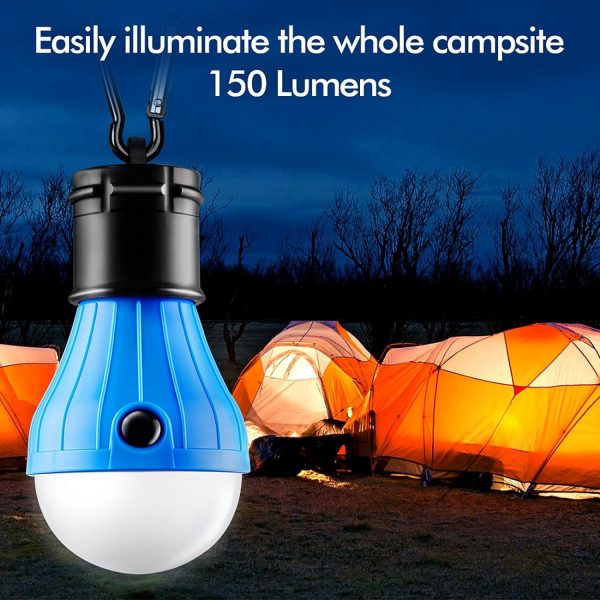 FLY2SKY Portable LED Tent Lights 4 Packs - Image 2