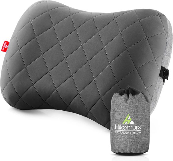 Hikenture Camping Pillow with Removable Cover