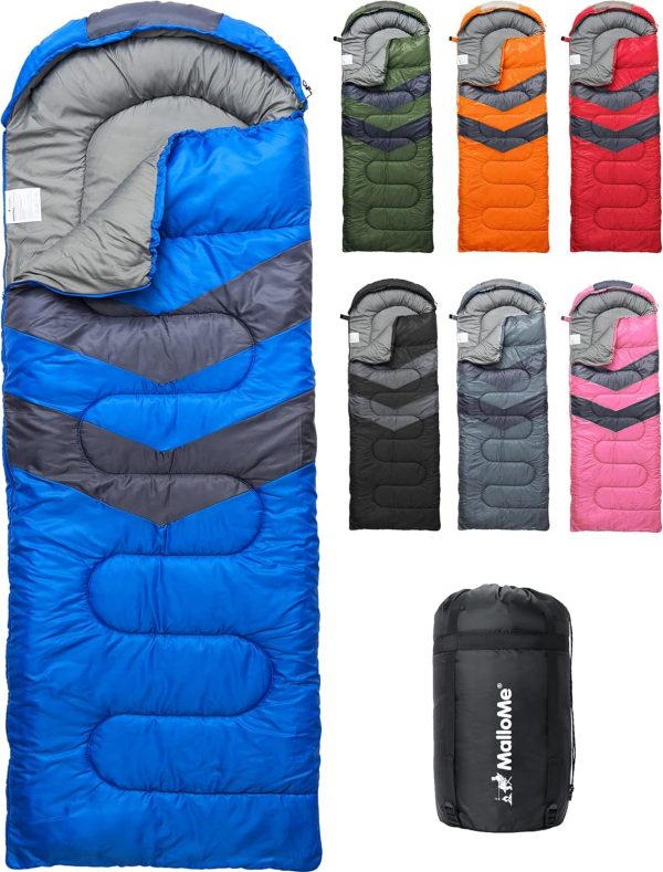 MalloMe Cold Weather Sleeping Bag for Adults