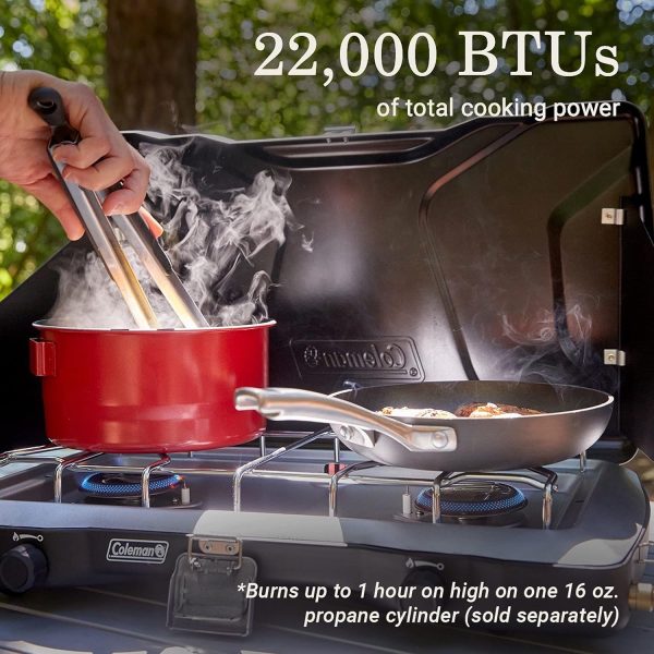 Coleman Triton+ 2-Burner Propane Camping Stove - Image 3