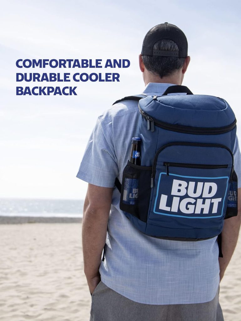 Beer Cooler Backpack Insulated 21 Liter Leak Proof Soft Cooler for Beach Camping Hiking Picnic