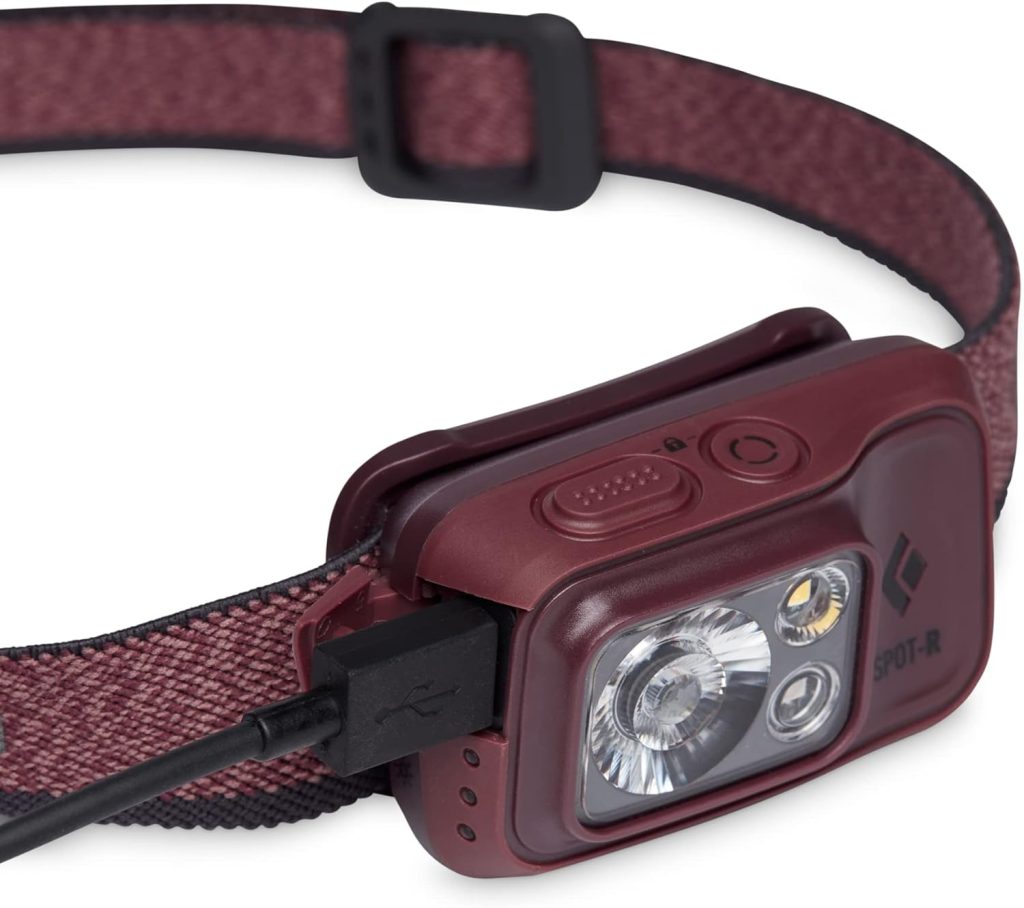 Black Diamond Equipment Spot 400-R Headlamp, Bordeaux