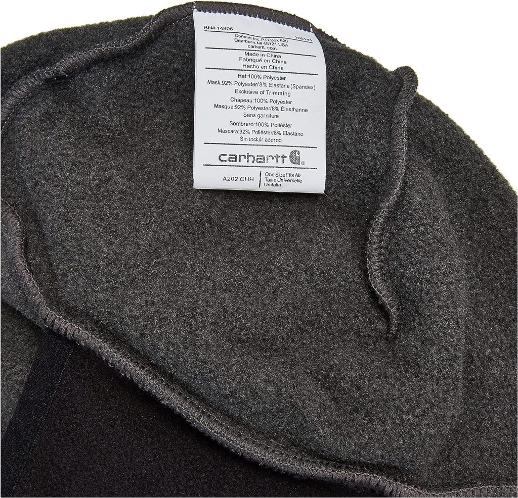 Carhartt Mens Fleece 2-in-1 Hat