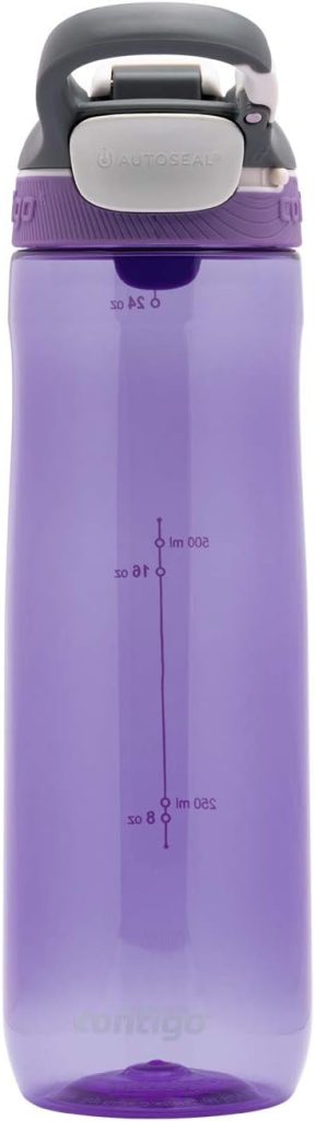 Contigo Cortland Autoseal Water Bottle, Large BPA Free Drinking Bottle, Leakproof Gym Bottle, Ideal for Sports, Bike, Running, Hiking, 720 ml