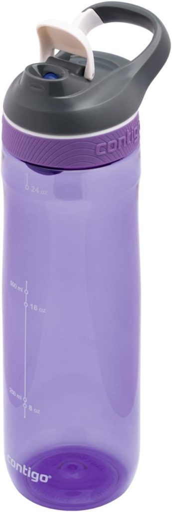 Contigo Cortland Autoseal Water Bottle, Large BPA Free Drinking Bottle, Leakproof Gym Bottle, Ideal for Sports, Bike, Running, Hiking, 720 ml