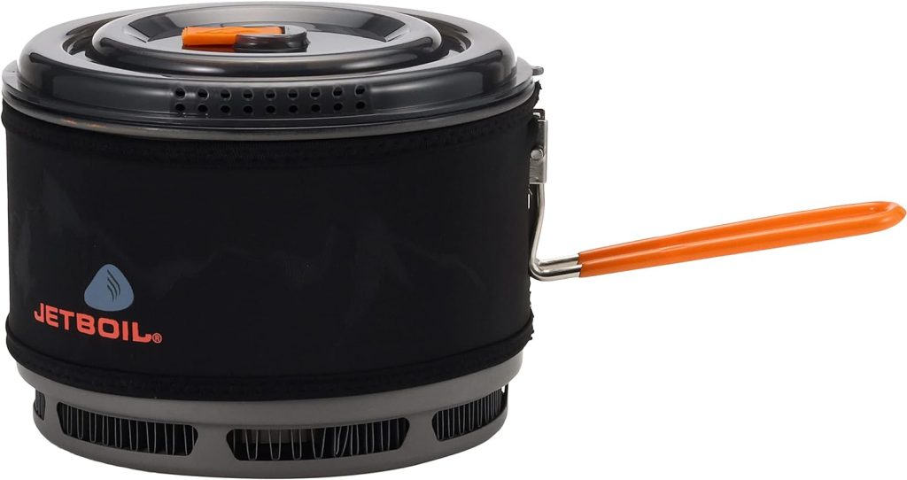 JETBOIL 1824451 Outdoor Cookpot, Ceramic, Flux Sling, CARB, 0.4 gal (1.5 L), Diameter 6.3 x Height 4.8 inches (160 x 122 mm), Camping