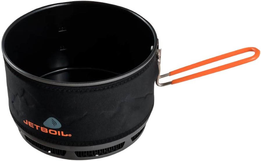 JETBOIL 1824451 Outdoor Cookpot, Ceramic, Flux Sling, CARB, 0.4 gal (1.5 L), Diameter 6.3 x Height 4.8 inches (160 x 122 mm), Camping