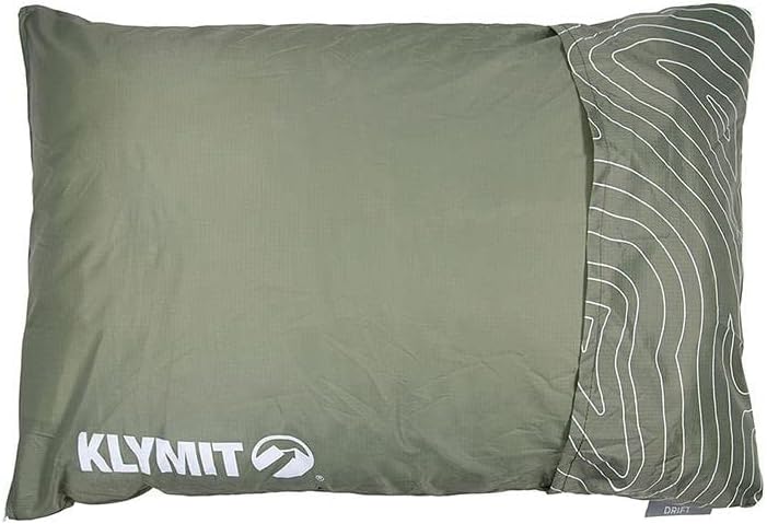 Klymit Drift Car Camp Pillow, Green, Large