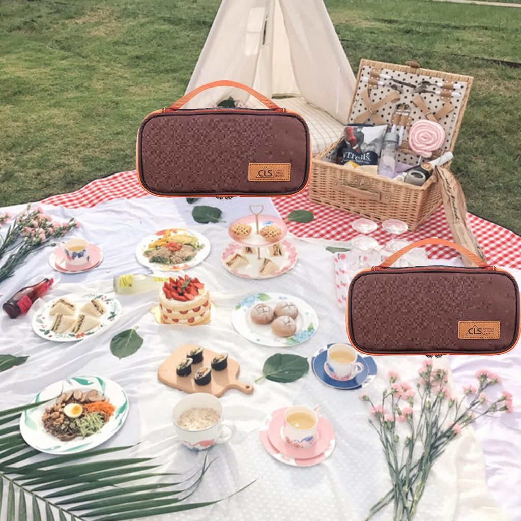 Outdoor Cutlery mesh Bag Camping dinnerware Storage Bag Cutlery Storage Bag Picnic Set Camping Cutlery for Spoon Fork Chopsticks Outdoor cookware Travel Hiking Camping