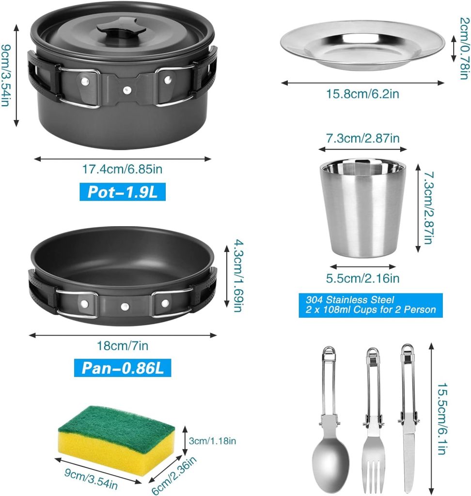 Queta Camping Cookware Set Review Savvy Survival Gear