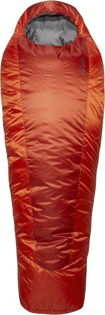 Rab Solar Eco 1 Sleeping Bag, Red Clay, Regular Right