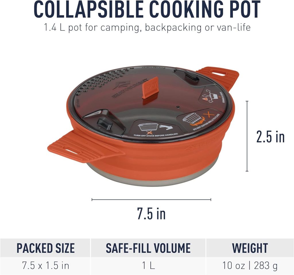 Sea to Summit X-Pot Collapsible Camping Cook Pot