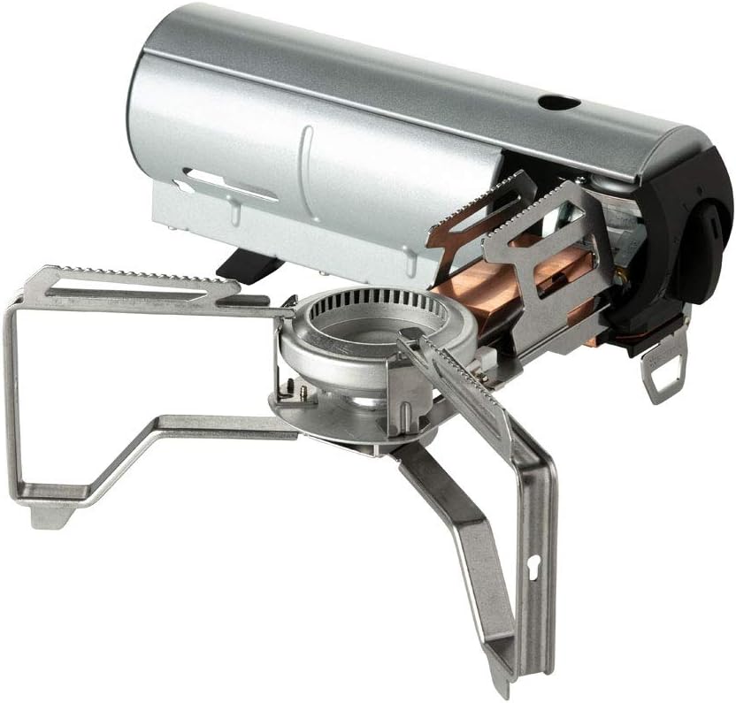 Snow Peak - Home  Camp Burner GS-600BK-US - Designed in Japan, Lightweight and Compact for Camping, Stable Base for Cooking