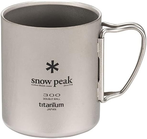 Snow Peak MG-152 Titanium Double Mug 300