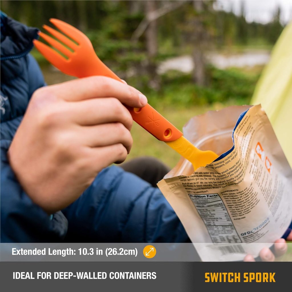 UCO Switch Spork 2-Piece Integrated Camping Utensil Set