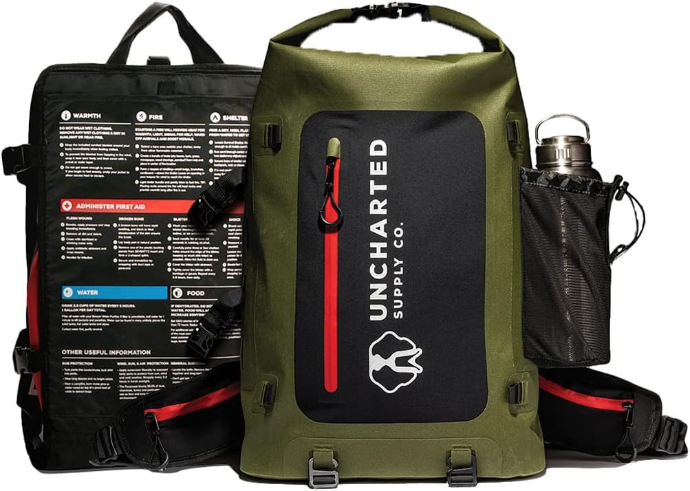 Uncharted Supply Co The Seventy2 Pro 2-Person Survival System - 72 Hour Emergency Preparedness Kit - Ideal for Your Car, Home, Survival Readiness, and Camping